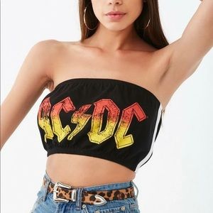 AC/DC Tube Top Size M NWT